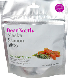 Dear North Alaska Salmon Bites Wild Alaska Spruce - 2 oz