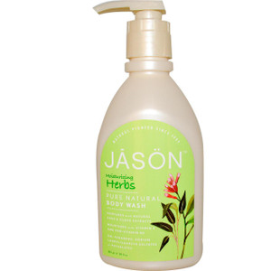 Jason Natural, Moisturizing Herbs Body Wash, 30 fl oz (887 ml)