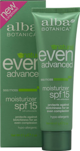 Alba Botanica Even Advanced Natural Moisturizer Sea Moss SPF 15 -- 2 fl oz