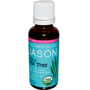 Jason Natural, 100% Organic Oil, Tea Tree, 1 fl oz (30 ml)
