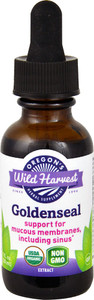 3 PACK of Oregons Wild Harvest Organic Goldenseal Extract -- 1 fl oz