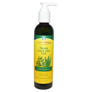 Organix South, TheraNeem Naturals, Gentle Therap?, Neem Leaf & Aloe Gel, Fragrance Free, 8 fl oz (240 ml) (Discontinued Item)
