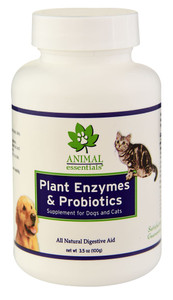 Animal Essentials Plant Enzyme & Probiotics Digestive Supplement for Dogs and Cats - 3.5 oz
