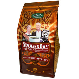Green Mountain Coffee, Newmans Own Organics, Nells Breakfast Blend, Light Roast Ground, 10 oz (283 g)