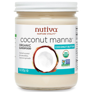 Nutiva, Organic, Coconut Manna, Pureed Coconut, 15 oz (425 g)