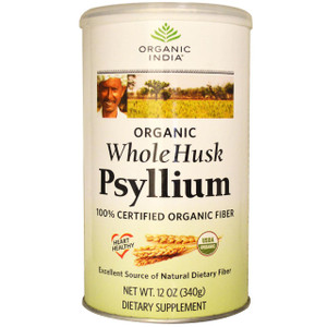 Organic India, Psyllium, Whole Husk, 12 oz (340 g)
