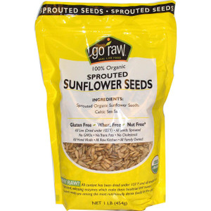 Go Raw, Organic Sprouted Sunflower Seeds with Sea Salt, 16 oz (454 g)