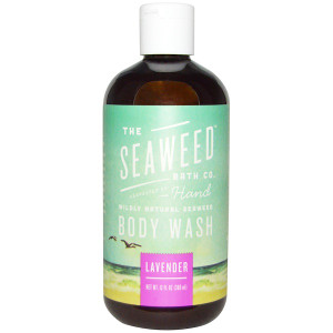 Seaweed Bath Co., Wildly Natural Seaweed Body Wash with Kukui Oil + Neem Oil, Lavender, 12 fl oz (360 ml)