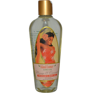 Island Essence, Massage & Bath Oil, Mango & Coconut, 8.5 oz (250 ml)