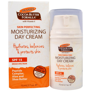 Palmers, Cocoa Butter Formula, Skin Perfecting, Moisturizing Day Cream, SPF 15 Broad Spectrum, 2.7 oz (75 ml)