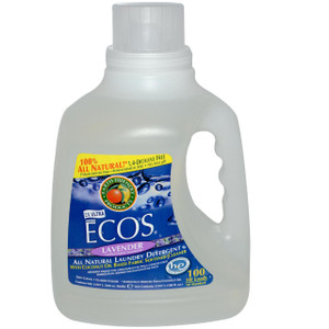 3 PACK of Earth Friendly Ecos Laundry Detergent Lavender -- 100 fl oz