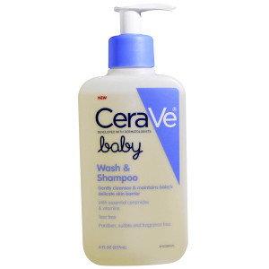 CeraVe, Baby, Wash and Shampoo, 8 fl oz (237 ml)