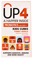 UP4 Probiotics Kids Cubes with DDS-1 Yummy Vanilla - 1 billion CFU - 20 Chewables