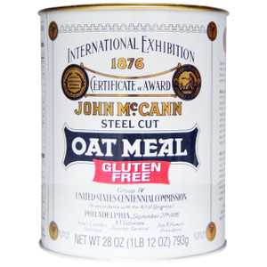 McCanns Irish Oatmeal, Steel Cut, Irish Oatmeal, Gluten Free, 28 oz (793 g)