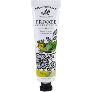 European Soaps, Pre de Provence, Private Collection, Hand Cream, Eucalyptus & Mint, 2.3 fl oz (70 ml)