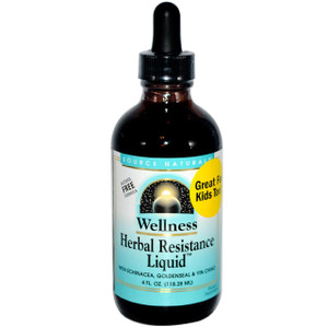 Source Naturals, Wellness, Herbal Resistance Liquid, 4 fl oz (118.28 ml)