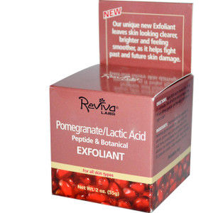 Reviva Labs, Pomegranate/Lactic Acid Peptide & Botanical Exfoliant, 2 oz (55 g)