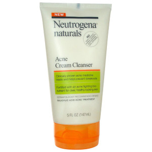 Neutrogena, Acne Cream Cleanser, 5 fl oz (147 ml)