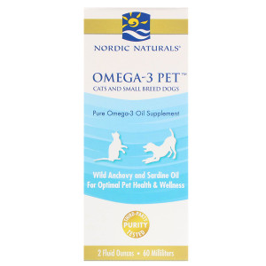 Nordic Naturals, Omega-3 Pet, Cats and Small Breed Dogs, 2 fl oz (60 ml)