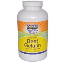 Now Foods, Real Food, Beef Gelatin Powder, 1 lb (454 g)