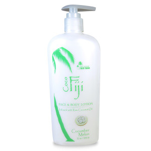 Organic Fiji, Face and Body Lotion with Organic Coconut Oil, Cucumber Melon, 12 oz (354 ml) (Discontinued Item)