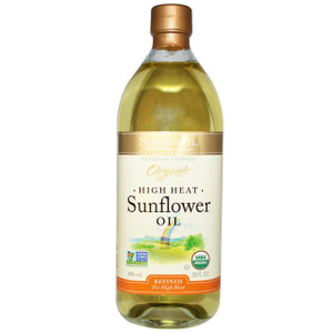 Spectrum Naturals, Organic, High Heat, Sunflower Oil, Refined, 32 fl oz (946 ml)