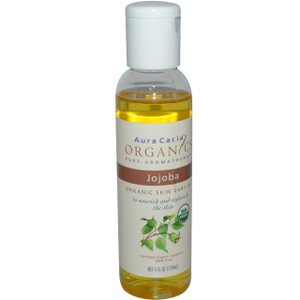 Aura Cacia, Organic, Skin Care Oil, Balancing Jojoba, 4 fl oz (118 ml)