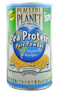 VegLife, Peaceful Planet Pea Protein Pure Powder,  Unflavored - 15.4 oz