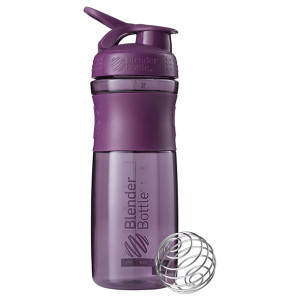 Blender Bottle, BlenderBottle, SportMixer Tritan Grip, Plum, 28 oz
