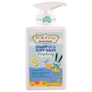 Jack n Jill, Natural Bathtime, Shampoo & Body Wash, Simplicity, 10.14 fl oz (300 ml)