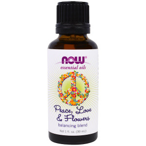 Now Foods, Essential Oils, Peace, Love & Flowers, Balancing Blend, 1 fl. oz (30 ml)
