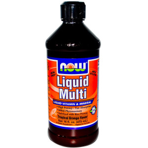 Now Foods, Liquid Multi, Tropical Orange Flavor, 16 fl oz (473 ml)