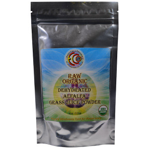 Earth Circle Organics, Raw Organic Dehydrated Alfalfa Grass Juice Powder, 4 oz (113.4 g)