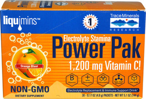 Trace Minerals Research Electrolyte Stamina Power Pak Orange Blast -- 30 Packets