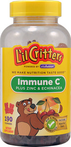 L'il Critters, Immune C Plus Zinc & Echinacea Gummy Vitamin, 190 Gummies