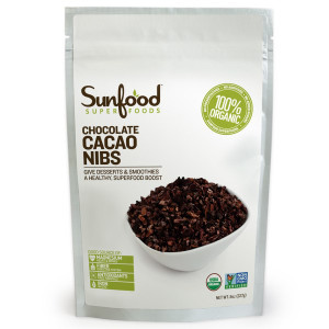 Sunfood, Chocolate Cacao Nibs, 8 oz (227 g)