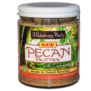 Wilderness Poets, Organic Raw Pecan Butter with Cashews, 8 oz (227 g)