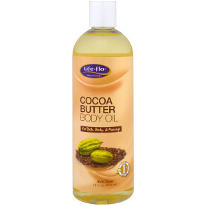 Life Flo Health, Cocoa Butter Body Oil, 16 fl oz (473 ml)