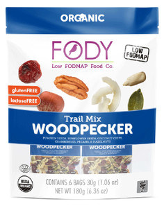 Low FODMAP Food Co Organic Trail Mix Gluten Free Woodpecker - 6 Bags
