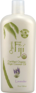 Organic Fiji Virgin Coconut Oil Lavender -- 12 fl oz