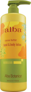 Alba, Botanica Hawaiian Hand and Body Lotion Cocoa Butter - 24 fl oz