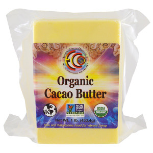 Earth Circle Organics, Organic Cacao Butter, 1 lb (453.4 g)