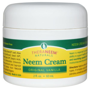 Organix South, TheraNeem Naturals, Neem Cream, Original Vanilla, 2 fl oz (60 ml) (Discontinued Item)
