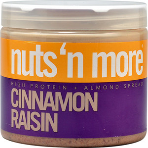 Nuts N More, High Protein + Almond Spread, Cinnamon Raisin - 16 oz