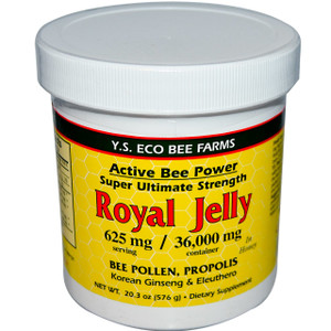 YS Eco Bee Farms Active Bee Power Royal Jelly Paste -- 625 mg - 20.3 oz