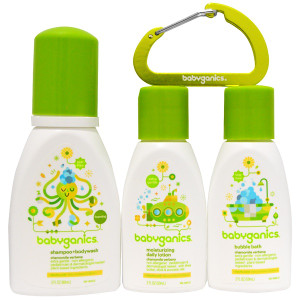 BabyGanics, Bathtime Essentials, Chamomile Verbena, 3 Piece Set