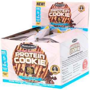 Muscletech, Protein Cookie, Chocolate Chip, 6 Cookies, 3.25 oz (92 g) Each
