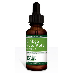 Gaia Herbs Ginkgo Supreme -- 1 fl oz