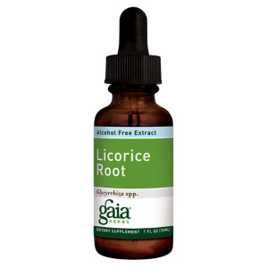 Gaia Herbs Licorice Root Alcohol Free -- 500 mg - 1 fl oz