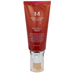 Missha, Perfect Cover B.B. Cream, SPF 42 PA+++, No. 27 Honey Beige, 50 ml